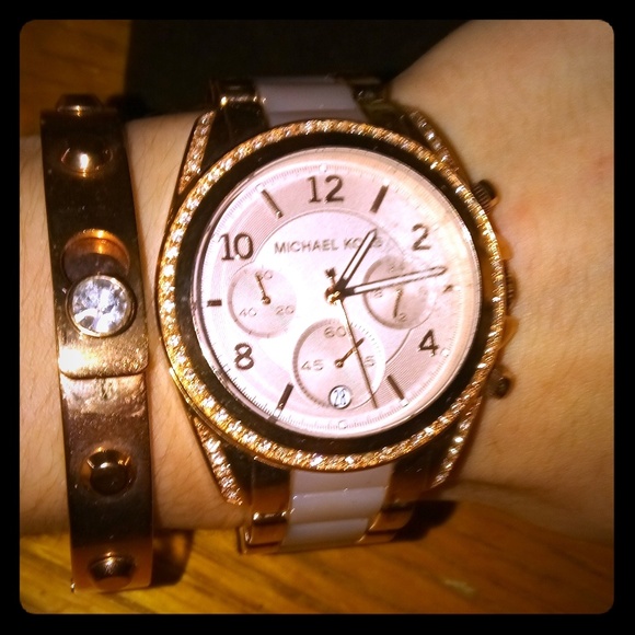 Micheal Kors Watch & Bracelet